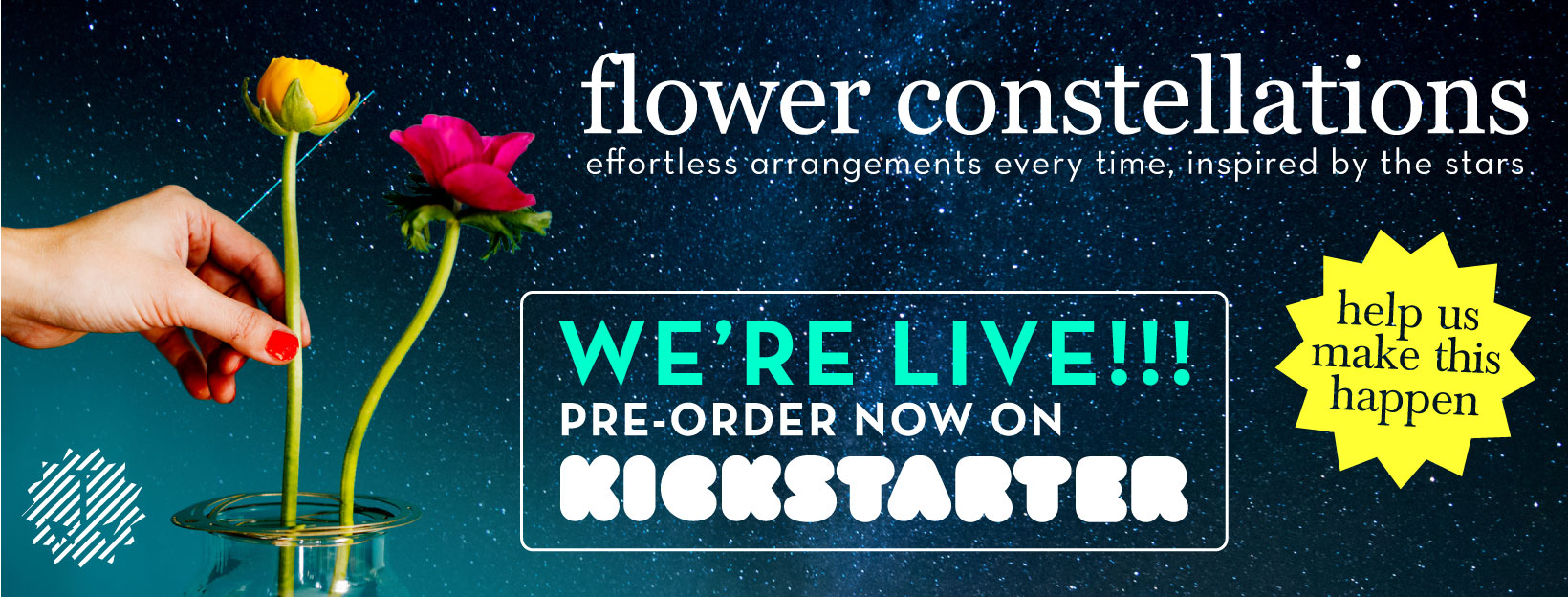 Flower Constellations / Effortless arrangements, inspired by the stars - pre-order now on Kickstarter