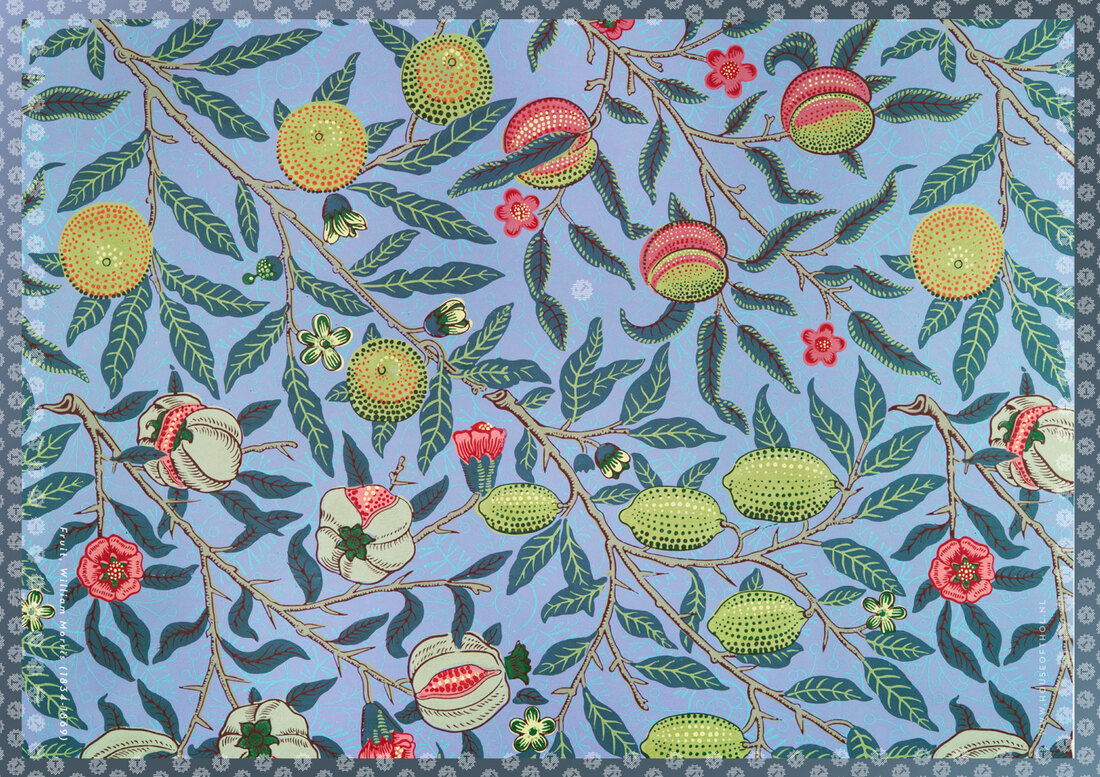House of Thol wrapping paper: Fruit by William Morris