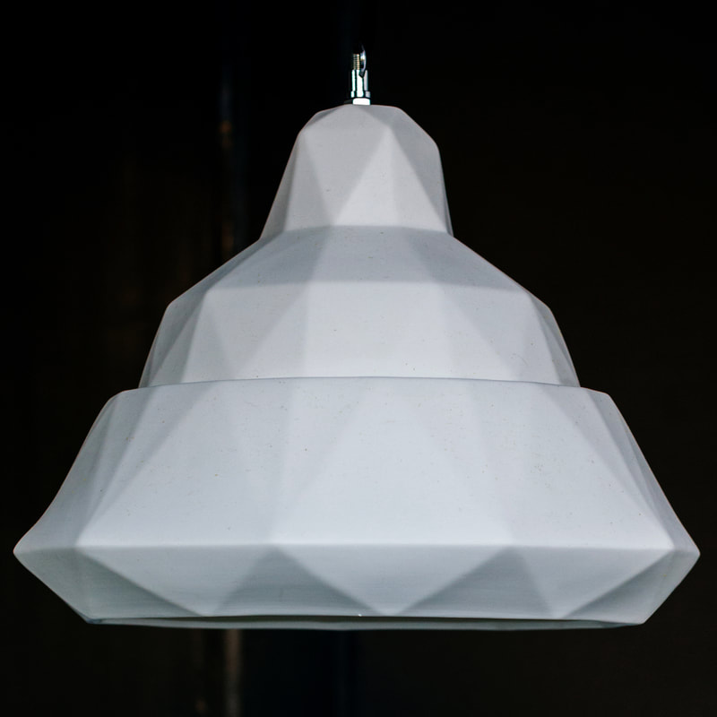 Thol lamps // Porcelain folded lamps for Pols Potten