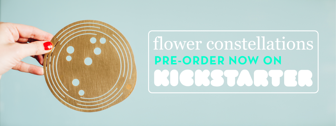 Pre-order the Flower Constellations now on Kickstarter / Effortless Flower Arrangements, inspired by the stars - by House of Thol 
