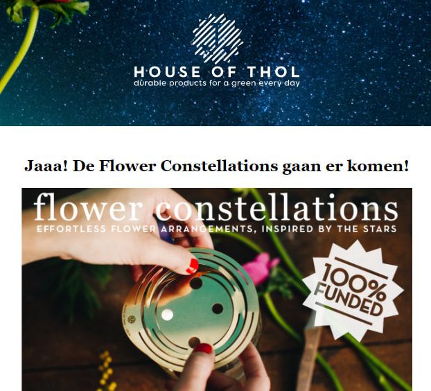 House of Thol Newsletter 10th April 2018 / Flower Constellations gaan er komen!