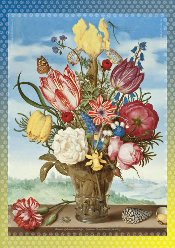 Dutch Masters wrapping paper: Ambrosius Bosschaert | By House of Thol