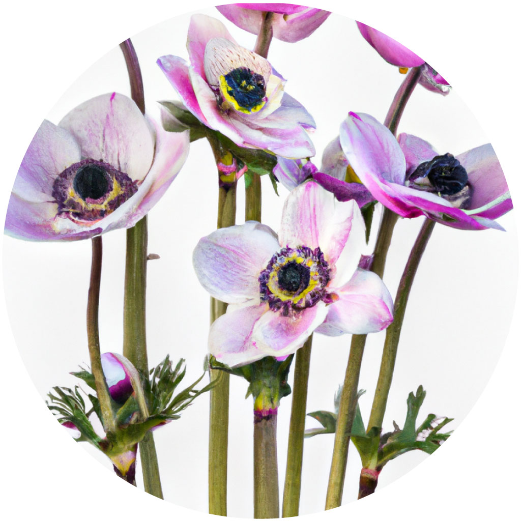 Anemone // Year-round sustainable flower calendar by House of Thol