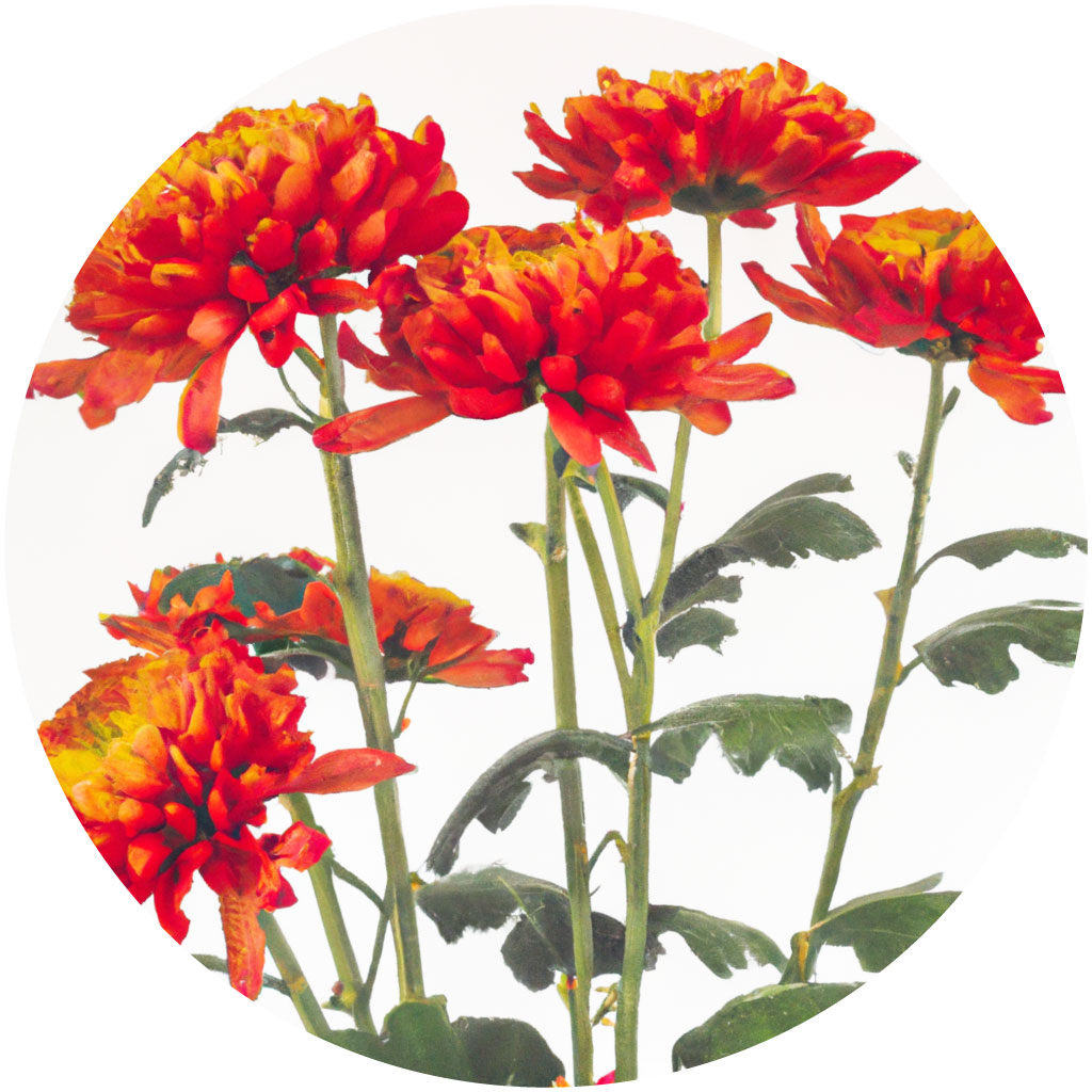 Chrysanthemum // Year-round sustainable flower calendar by House of Thol