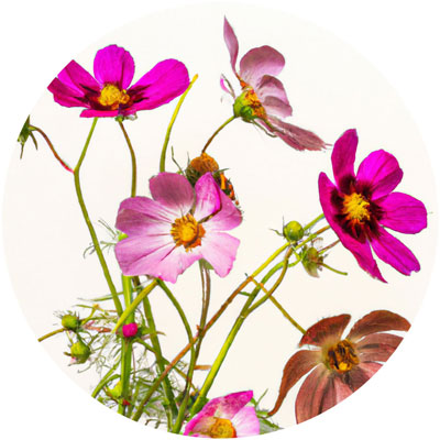 Cosmea // Year-round sustainable flower calendar by House of Thol