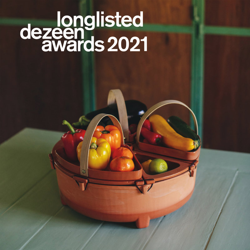 Patera Magna longlisted for the Dezeen Awards! / Design by House of Thol - photograph by Masha Bakker - Badge provided by Dezeen 
