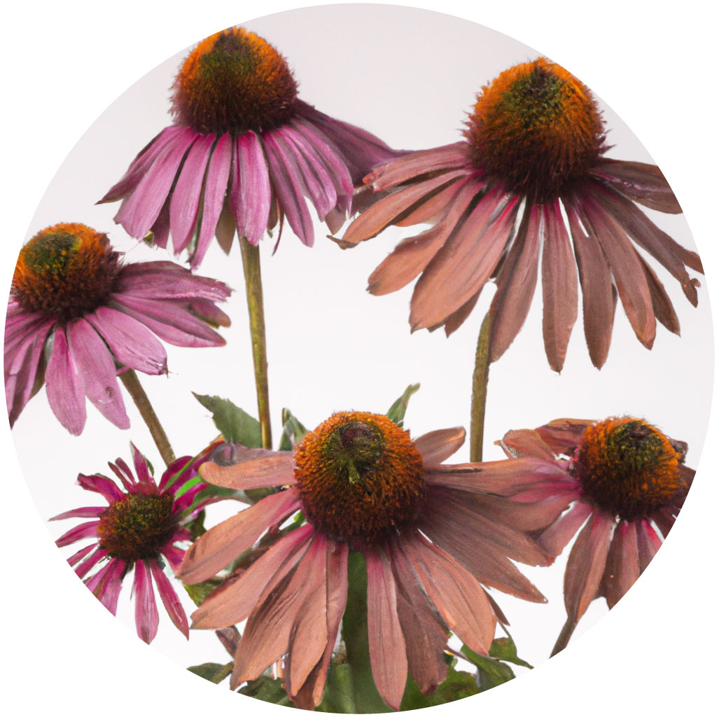 Echinacea // Year-round sustainable flower calendar by House of Thol