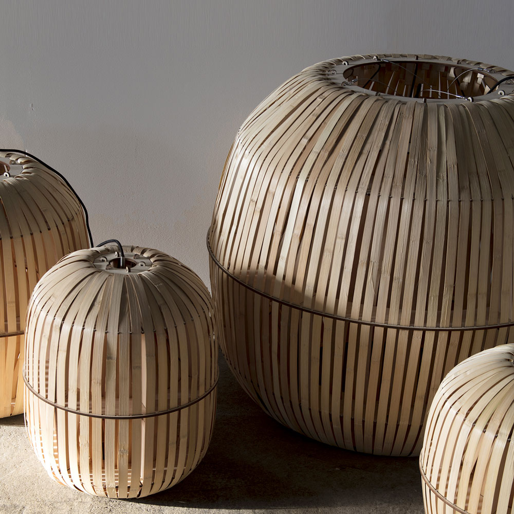 Sustainable Lighting - Wren & Kiwi Bamboo by House of Thol for Ay Illuminate | photograph by Mark Eden Schooley