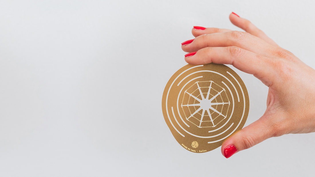 Brass propagation disk Helios - design by House of Thol / photograph by Masha Bakker photography