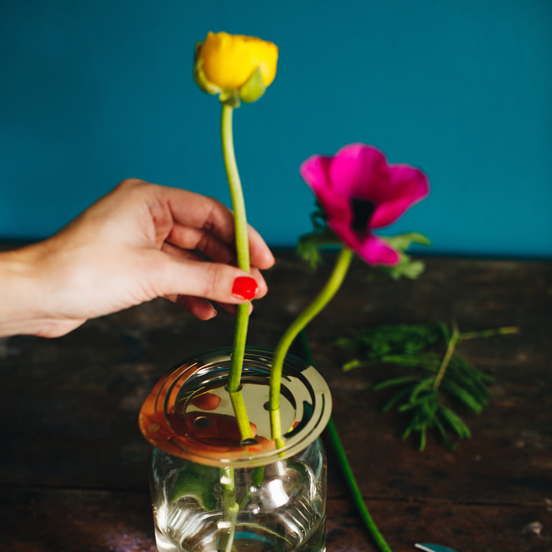 Flower Arranging Tools- Eco Friendly Products - Photograph by Masha Bakker photography