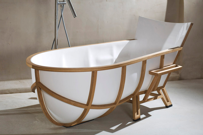 Evolution Bathtub | Ergonomic Luxurious bathing / Design by Studio Thol - Photography by Johannes van Assem