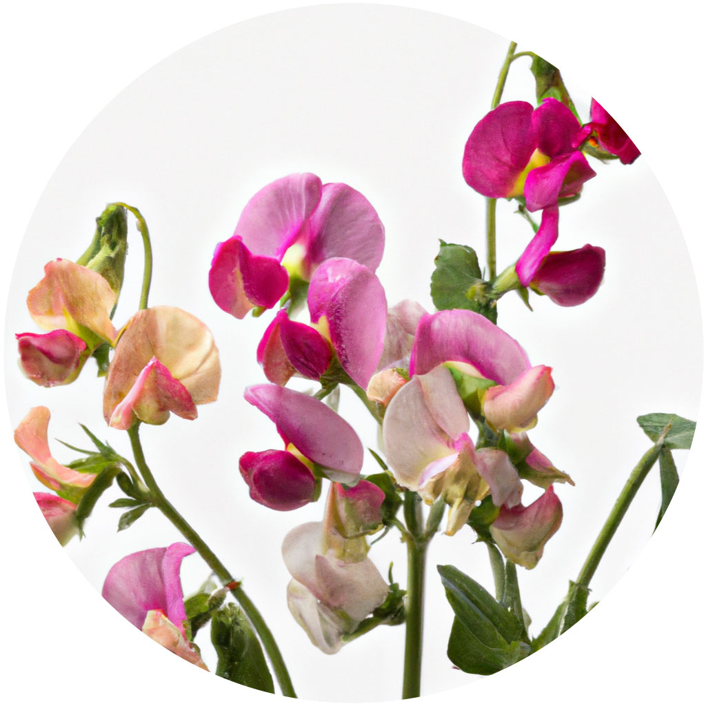 Lathyrus // Year-round sustainable flower calendar by House of Thol