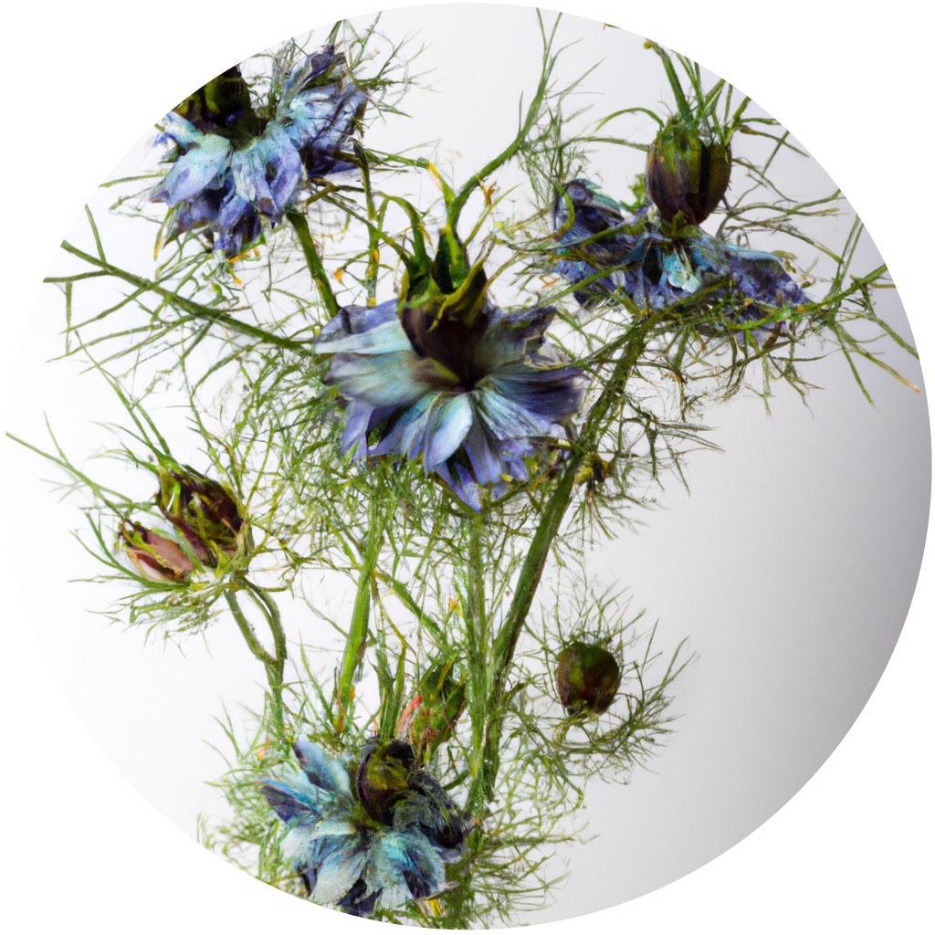 Love in a Mist // Year-round sustainable flower calendar by House of Thol