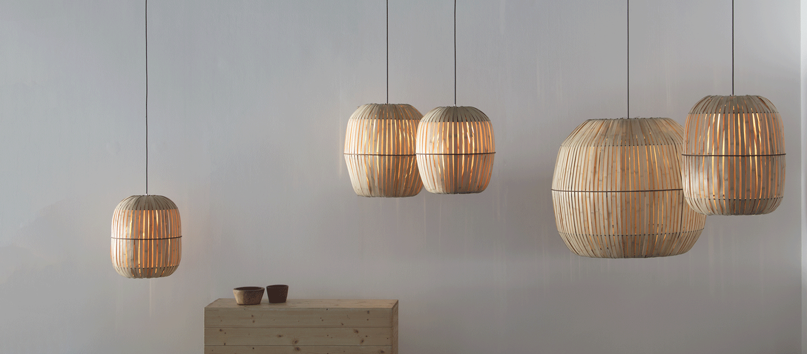 Sustainable Lighting - Wren & Kiwi Bamboo by House of Thol for Ay Illuminate | photograph by Mark Eden Schooley
